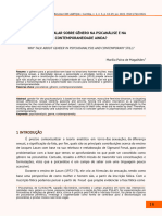 Por Que Falar Sobre Genero Na Psicanalise e Na Contemporaneidade Ainda. Revista Cor Lgbtqia Curitiba v. 1 N. 3 P. 18 29