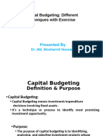 Capital Budgeting Final