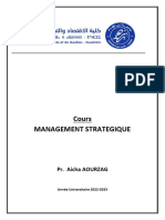 Cours Management Stratégique Feg Guelmim