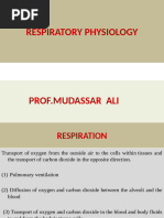 Respiration by Dr. Mudassar