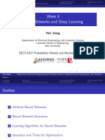 Deep Learning EECS 6327