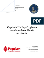 Capítulo II. - Ley Orgánica para La Ordenación Del Territorio.