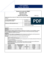 Examens de Sortie Des Crmef Specialite Eps 2