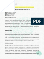 Relatorio-Psicanalitico Caso-Neurose Ansiedade Modelo