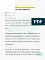 Relatorio-Psicanalitico Transtorno-Bipolar Ansiedade Depressao - Modelo