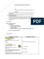 Detailed Lesson Plan in English Analogy g4.2