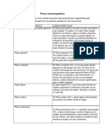 Géneros y Planos Cinematográficos