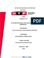 El Divorcio En-El Derecho - Nternacional Privado I