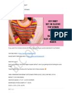 Knit Set in Sleeve Sweater PDF