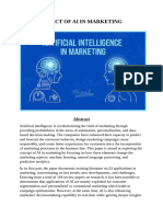 Impact of Ai in Marketing