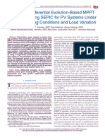 Improved Differential Evolution-Based MPPT Algorithm Using SEPIC For PV Systems Under Partial Shading Conditions and Load Variation