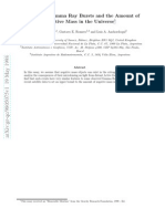 Diego F. Torres, Gustavo E. Romero and Luis A. Anchordoqui - Wormholes, Gamma Ray Bursts and The Amount of Negative Mass in The Universe