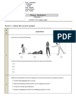 Worksheet Physics