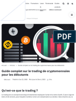 Guide Complet Sur Le Trading de Cryptomonnaies Pour Les Débutants - Binance Academy