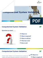 Computerized System Validation