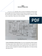 Unit - 1 Electric Wiring Systems