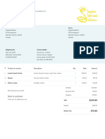 Invoice: Shipping Info Invoice Details