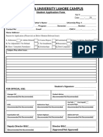 Student Application Form (3471)