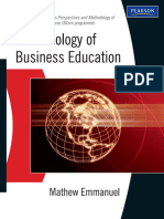 Methodology of Business Education - For The University of Karalas Perspectives and Methodology of Busines Education (BCom... (Mathew Emmanuel) (Z-Library)