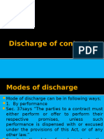 Discharge of Contract