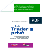 Buy Ebook Le Trader Privé Un Investisseur Particulier Peut Gagner en Bourse Comme Un Trader Professionnel Benoit Fernandez-Riou Cheap Price