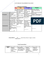 Abnormal Psychology Rubric