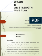 Factors Influencing Stress Strain Behavior and Shear Strength