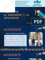 Tema IV-Int. Ing. El Ingeniero y La Seguridad Laboral