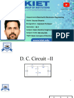 DC Circuits II