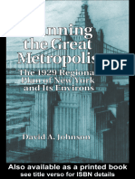 JOHNSON, Planning The Great Metropolis The 1929 Regional Plan of New York and Its Environs