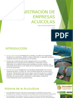 Administracion de Empresas Acuicolas