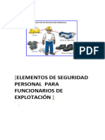 Minuta Equipamiento e Implementos de Seguridad