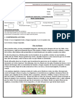 Evaluacion Lenguaje Quintos Octubre