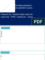 Coagulation Thrompocytopenia