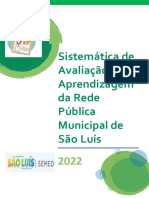 Sistemática de Avaliação Da Aprendizagem Da Rede Pública Municipal de São Luís