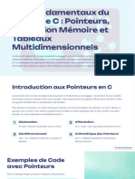 Les Fondamentaux Du Langage C Pointeurs Allocation Memoire Et Tableaux Multidimensionnels