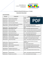 Chamada 31 - 2023 - Resultado Preliminar Linha Regional