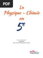 Descriptif PhysiqueChimie 5e