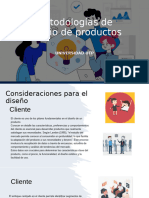 Semana 6 Metodologías de Diseño de Productos