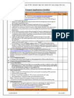 Passport Checklist Updated Nov