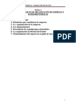 Conceptos Basicos de Organizacion de Empresas y Entidades Publicas