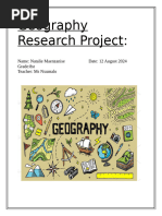 Geography Research Project