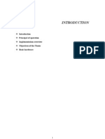 Principal of Operation Implementation Overview Objectives of The Thesis Basic Hardware