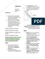 Consumer Equilibrium