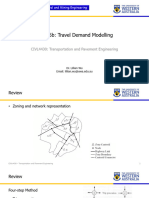 CIVL4430 - Topic 5b - Travel Demand Modelling