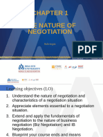 C1.The Nature of Negotiation