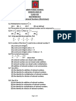 Cl-8 Ch-1 Ratioinal Numbers Assignment (A)