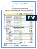 IIT Hyderabad Non Teaching Recruitment 2024