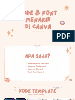 Slide Kode&Font Menarik