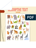 DESC TEXT Animals